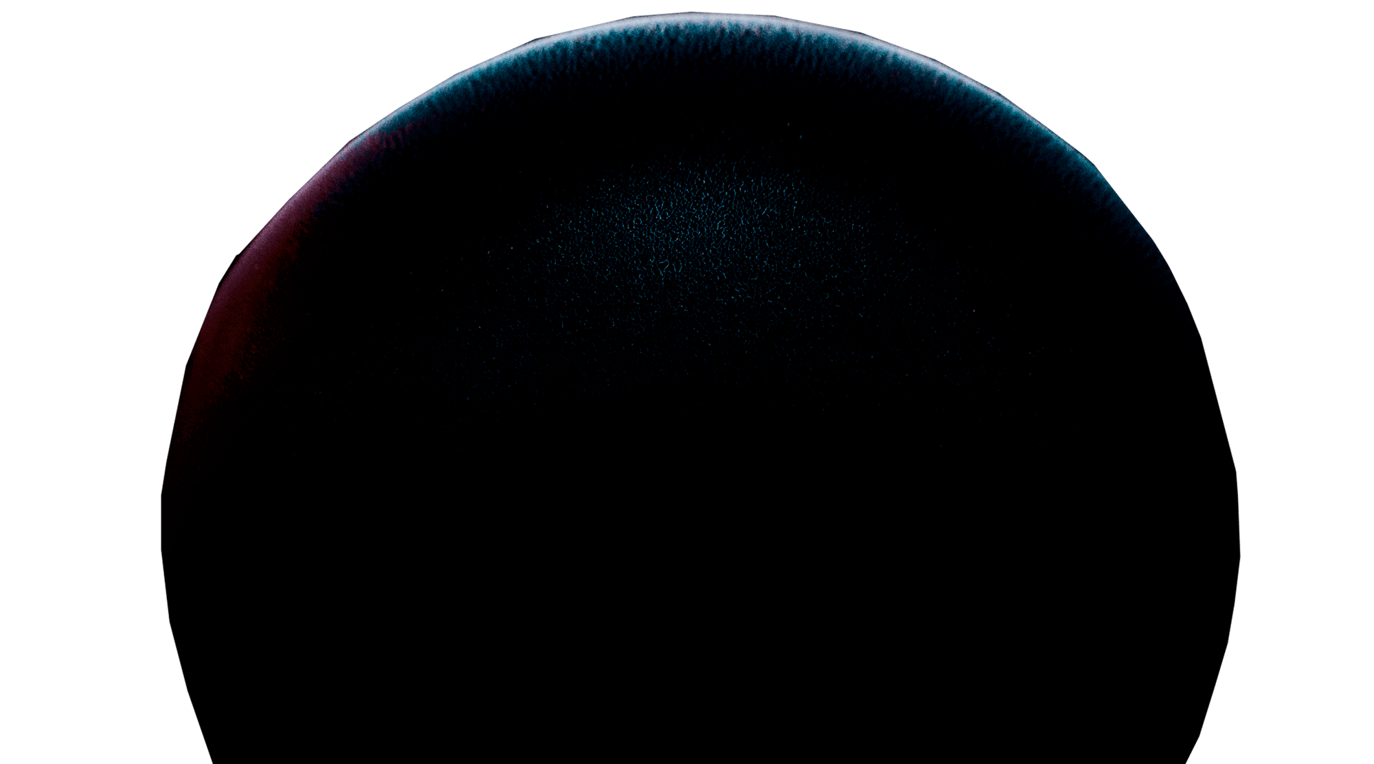 A glowing moon-like globe